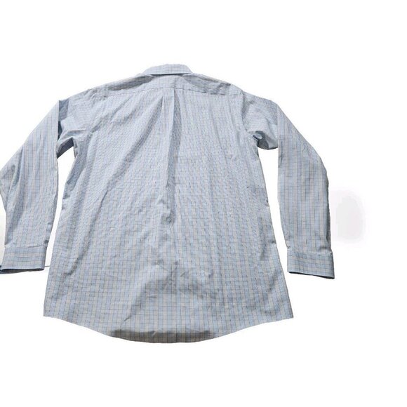 Eddie Bauer Shirt Mens Tall L Plaid LS Wrinkle Free Relaxed Fit Pocket Preppy - Picture 14 of 16